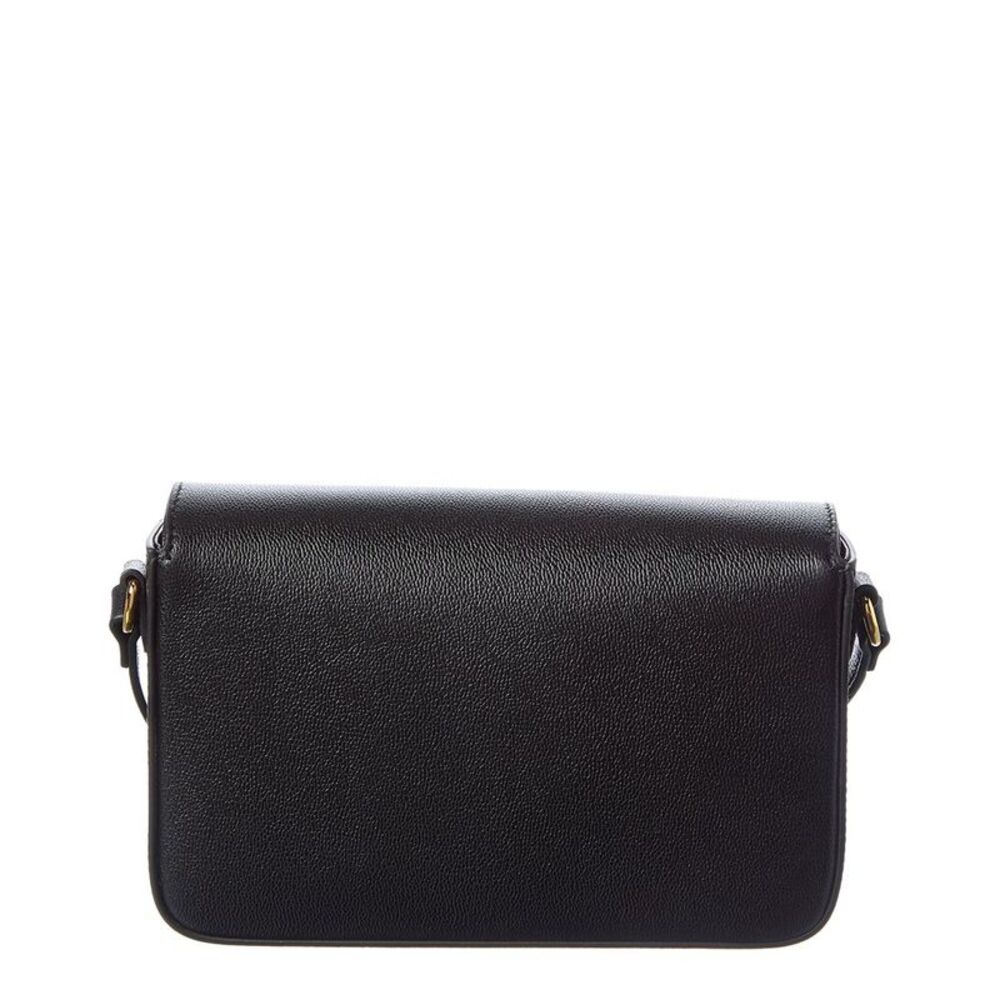 Burberry Hampshire Small House Check Canvas & Leather Shoulder Bag, Black - Picture 2 of 4
